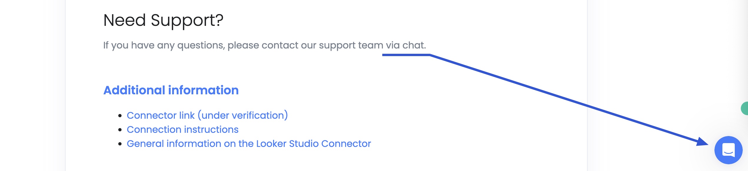 Support chat icon image